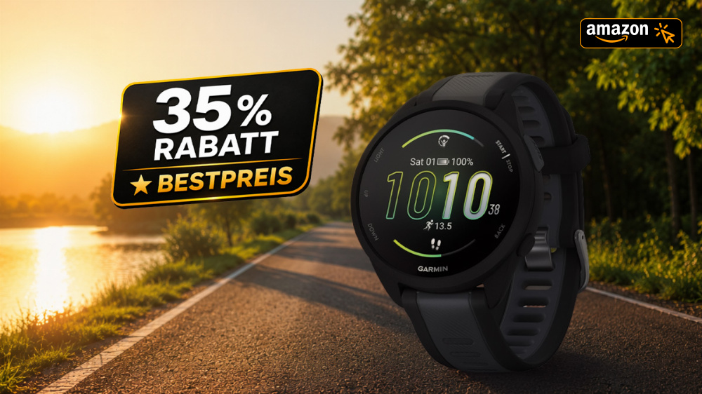 Günstiger war die Smartwatch 2026 nur Stunden: Garmin Forerunner 165 Music zum Bestpreis