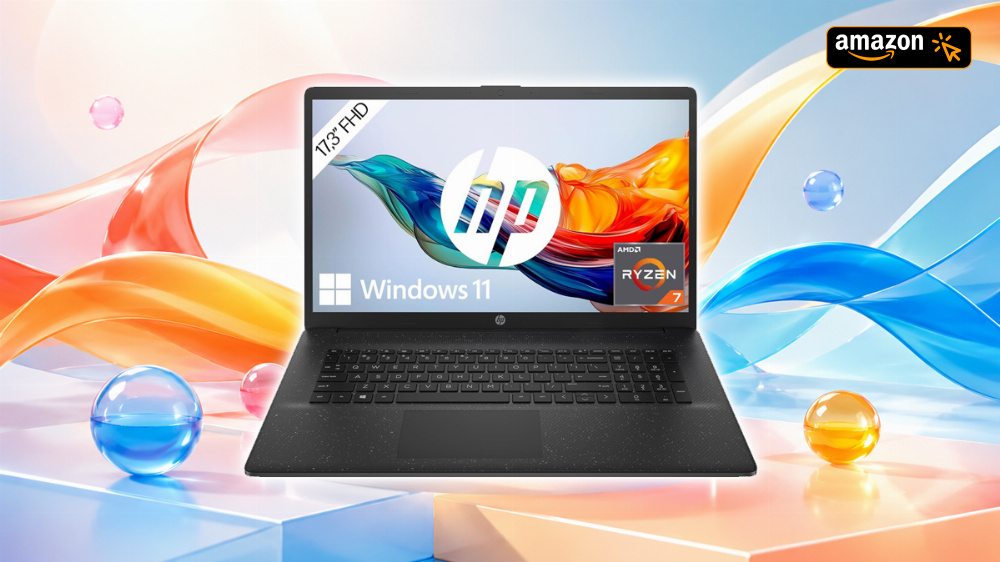 HP-Laptop mit Ryzen 7 und 17,3-Display: Bei Amazon günstig wie lang nicht mehr