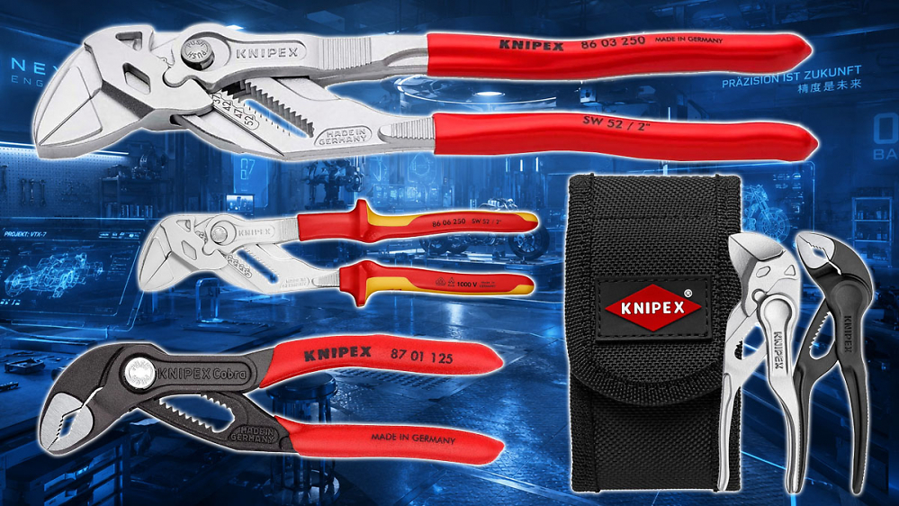 Bei Amazon nun billiger als anderswo: Knipex Zangenschlüssel 250 mm und Mini-Set