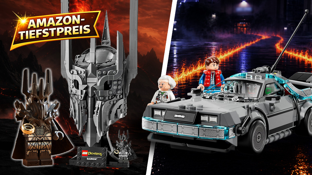 Nach Lego DeLorean jetzt Saurons Helm mit Rekordrabatt: Herr der Ringe Set mit Minifigur zum Amazon-Tiefstpreis
