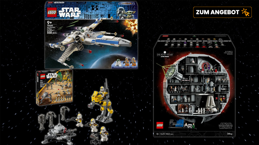 Mit 0,093 Euro/Teil nie günstiger: Lego Star Wars Klonsoldaten bei Amazon & weitere May-the-4th-Deals bei Proshop