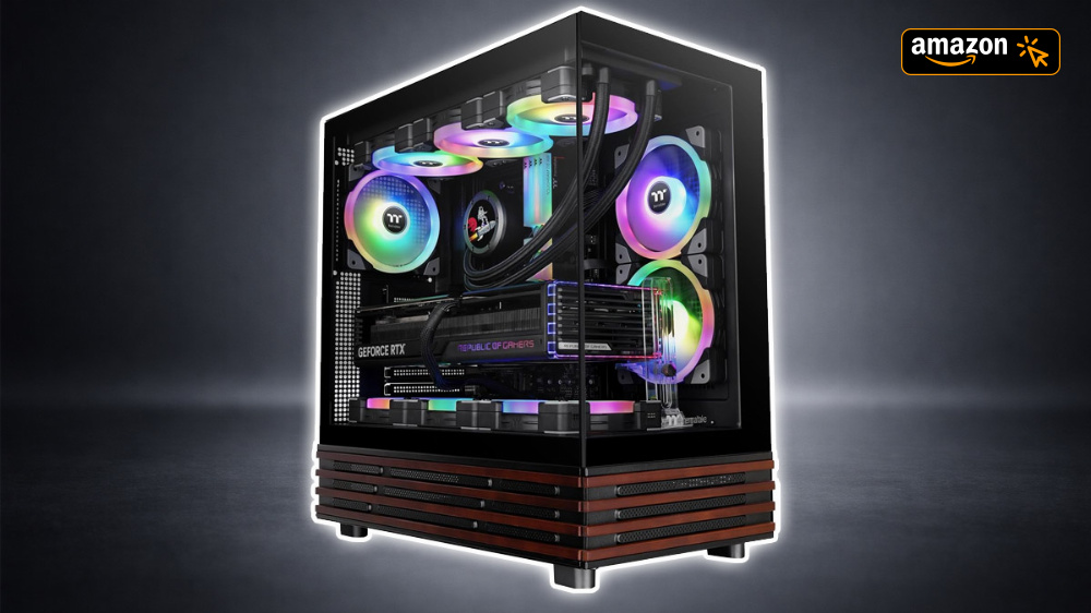 PC-Gehäuse mit Glas und Echtholz: Amazon mit klarem Bestpreis für Thermaltake Midi Tower