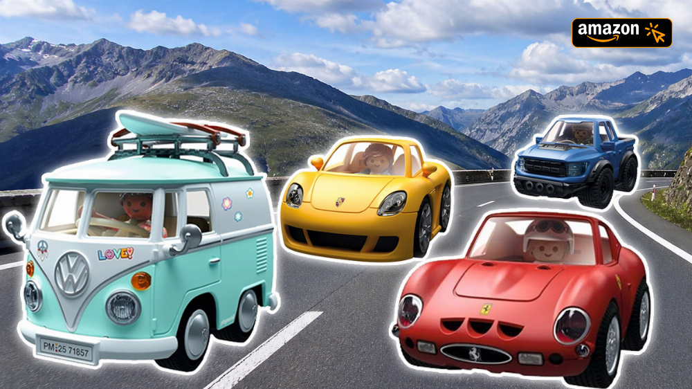 Nur 12,99 Euro bei Amazon: Volkswagen T1 Camper, Porsche Carrera GT & Co. - Playmobil Collector Cars
