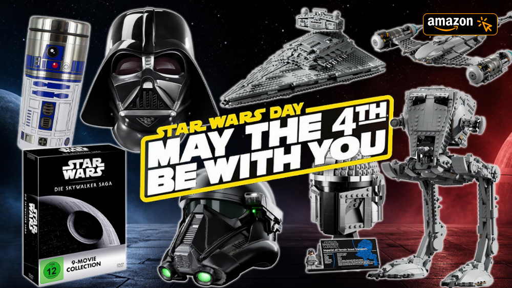 May the 4th bei Amazon: Starke Star-Wars-Deals für Lego, Helme, Lichtschwerter und mehr