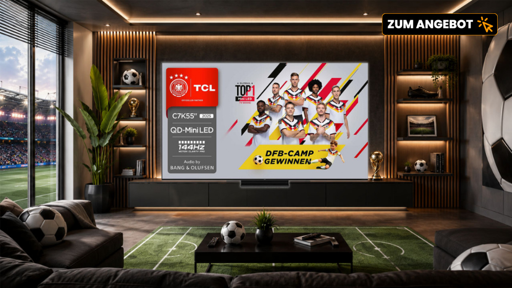 Amazon vs. MediaMarkt | "Sehr guter" Mini-LED-TV im Tiefstpreis-Duell