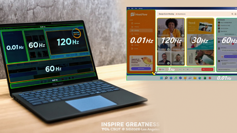 TCL: "Revolutionäres" 14-Zoll-Oxid-LCD für Laptops vorgestellt
