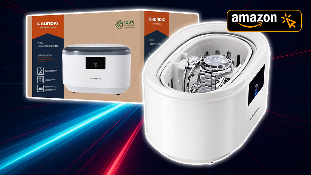Amazon vs. Lidl: Grundig-Ultraschallreiniger lockt zum besten Preis des Jahres