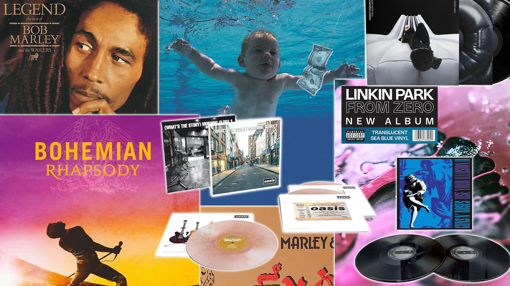 Vinyl ist zurück - bei Amazon nun günstiger als zuletzt: Linkin Park, Nirvana, Grönemeyer, Guns N' Roses, Queen und mehr