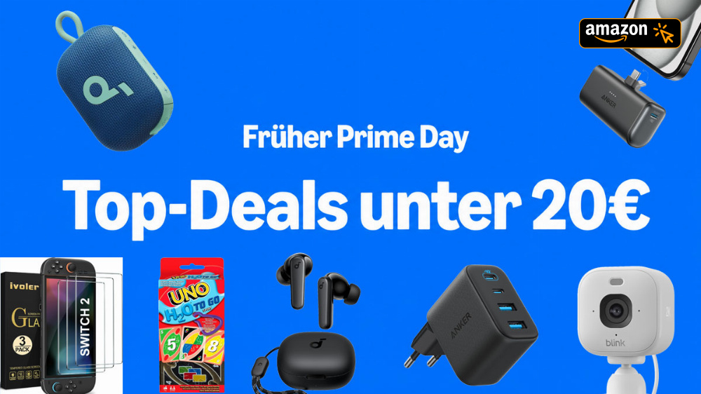 Früher Prime Day 2026: Diese Schnäppchen unter 20 Euro hat Amazon schon freigeschaltet