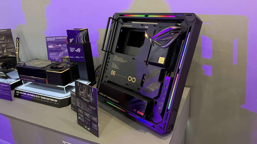 ROG GR20 Edition 20: Asus zeigt offenes Aluminium-Gehäuse zum 20. ROG-Jubiläum