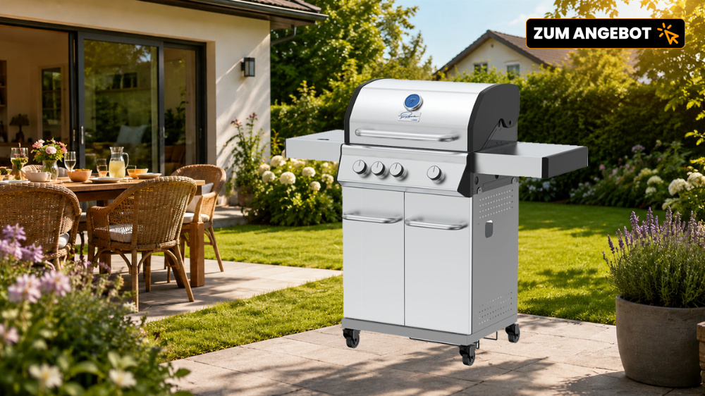 Viele wollen dieses Jahr aufrüsten: Gasgrill mit 13,5 kW jetzt zum Aktionspreis erhältlich