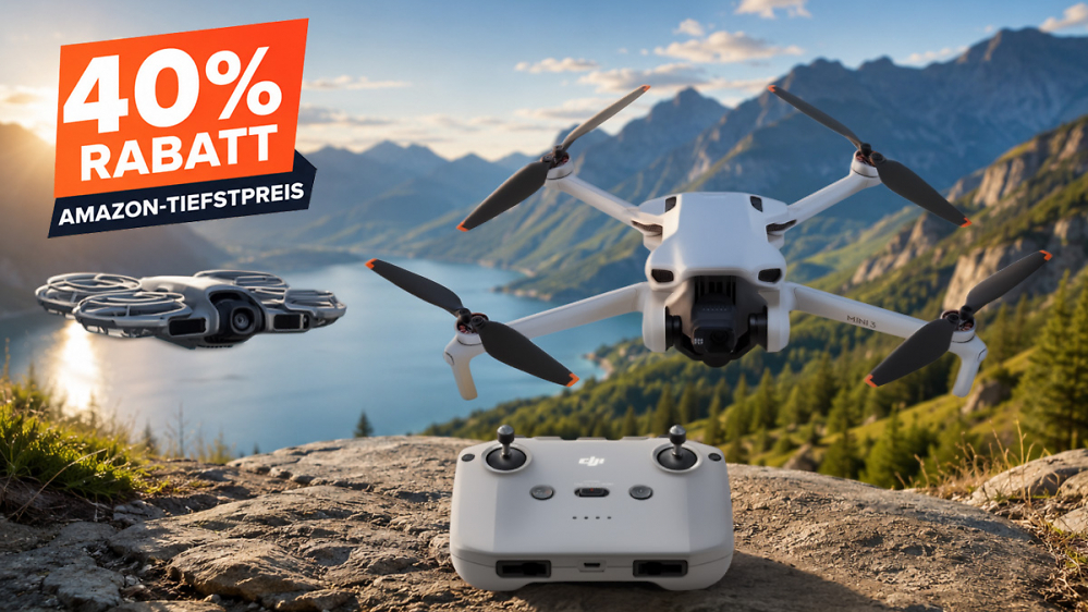 Plötzlich nur 18 Euro teurer als DJI Neo 2: DJI Mini 3 mit 40 % Rabatt zum Amazon-Tiefstpreis