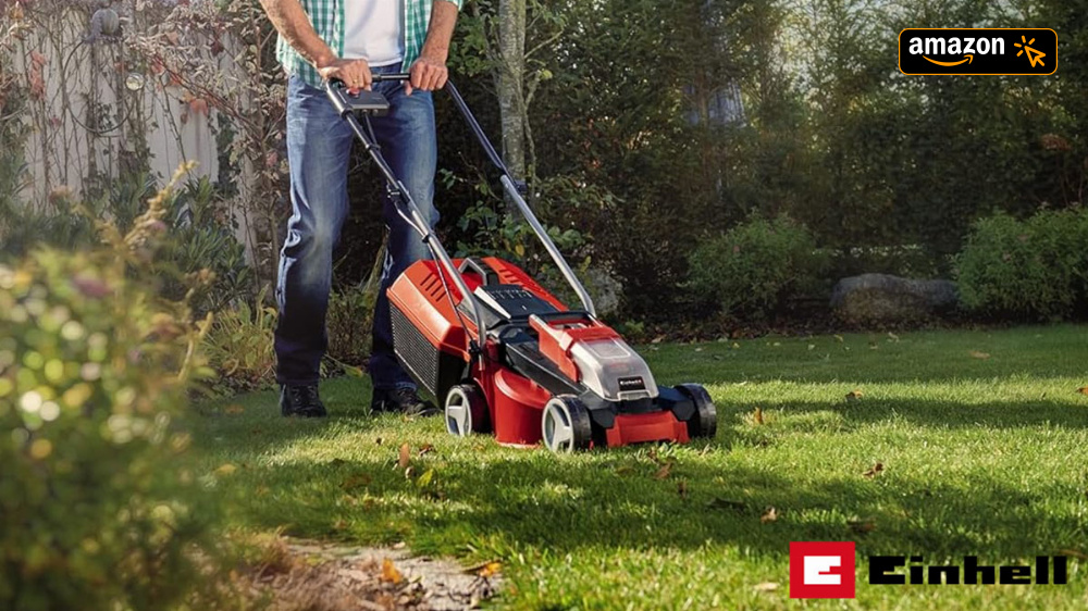 Ein guter Akku-Rasenmäher muss nicht teuer sein: Amazon-Hit von Einhell kostet keine 90 Euro