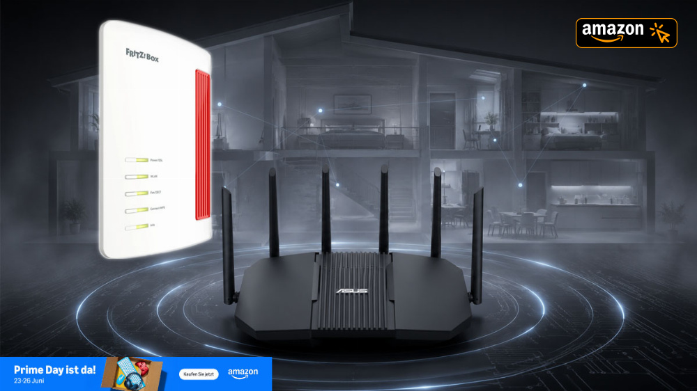 Nur noch heute zum Amazon-Tiefstpreis | Wi-Fi-7-Fritzbox-Alternative von Asus im Prime-Day-Angebot