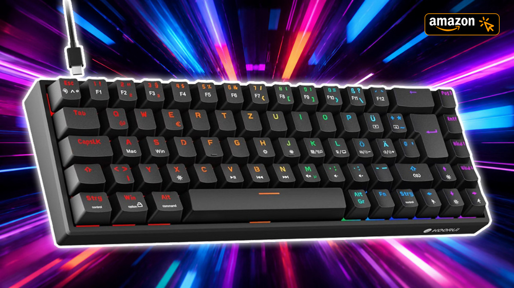 Früher Prime Day: Günstiger gibt es kaum eine mechanische 65%-Tastatur (Jahresbestpreis)