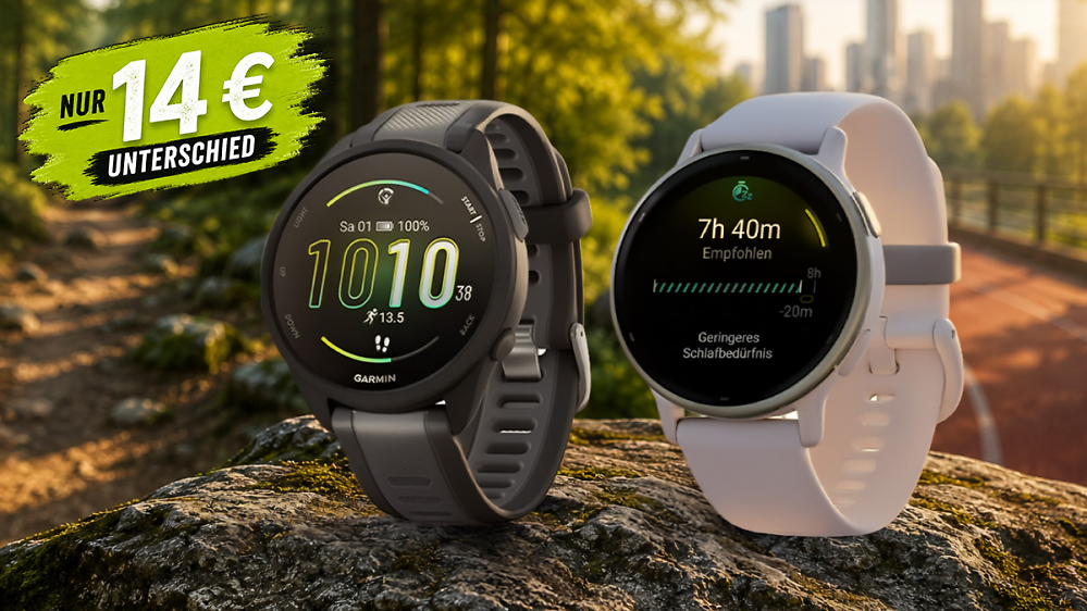 Garmin Forerunner 165 oder vívoactive 5? Nur 14 Euro trennen die Smartwatch-Bestseller