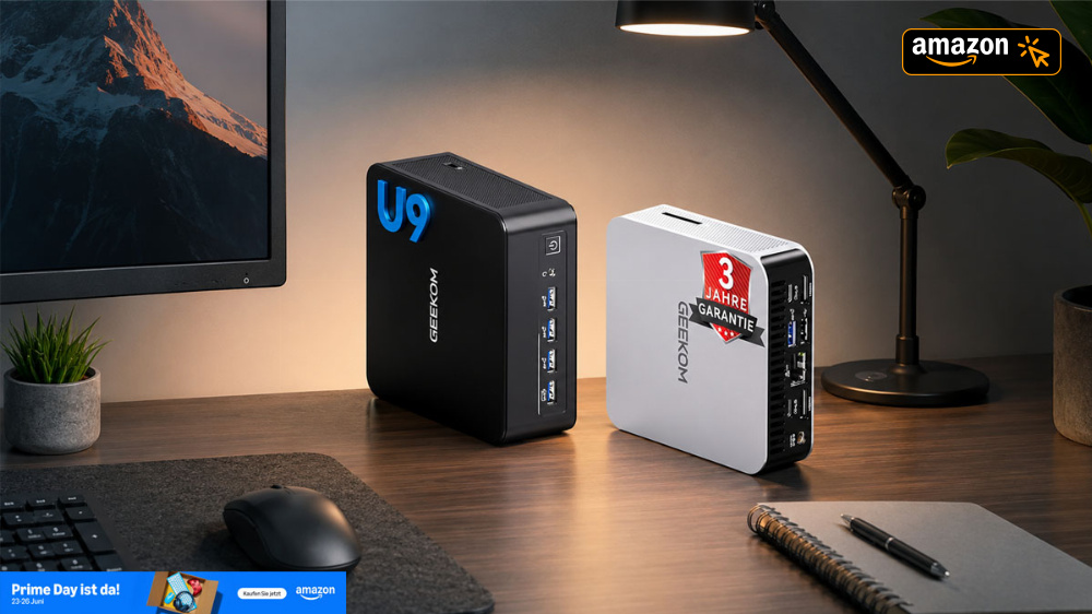 Im Prime-Day-Angebot zu Bestpreisen - Geekom Mini-PCs mit Ryzen 7, Intel Core Ultra 9