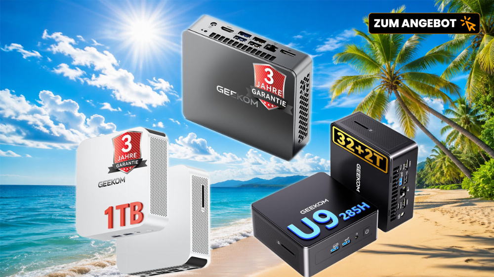 Bis zu 20 % Extra sparen - Geekom Mini-PCs im Sommersale vor dem Prime Day 2026