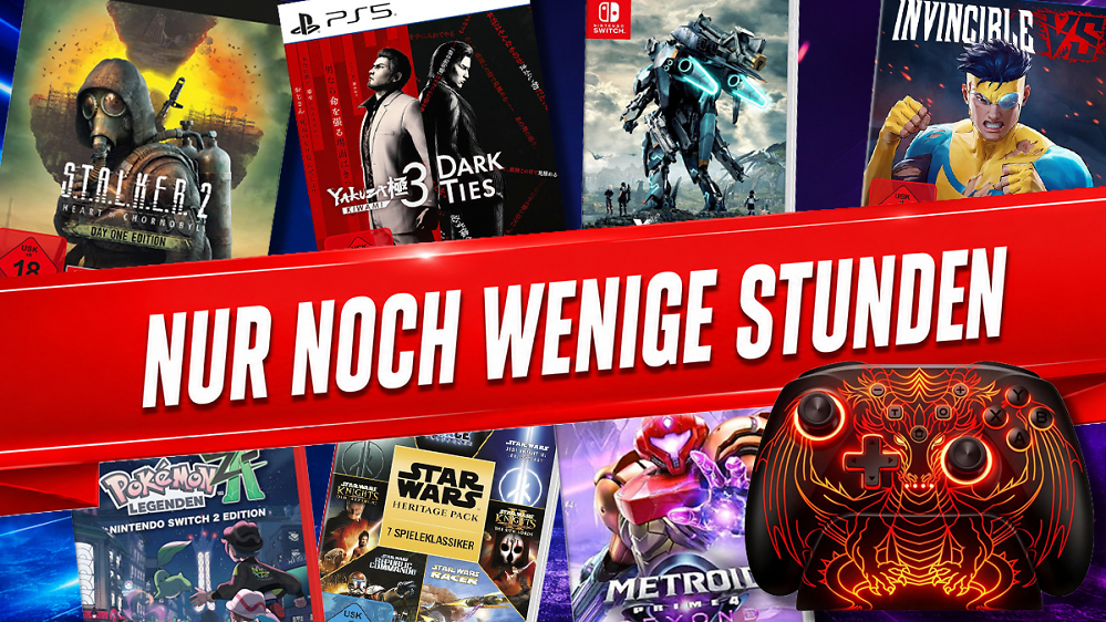 Nur noch wenige Stunden: Games für Switch 2, PS5, Xbox und PC im Prime Day stark reduziert