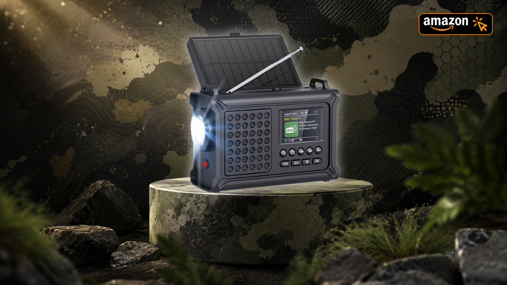 Top-bewertetes Kurbelradio mit Solarpanel und Handkurbel zum Tiefstpreis