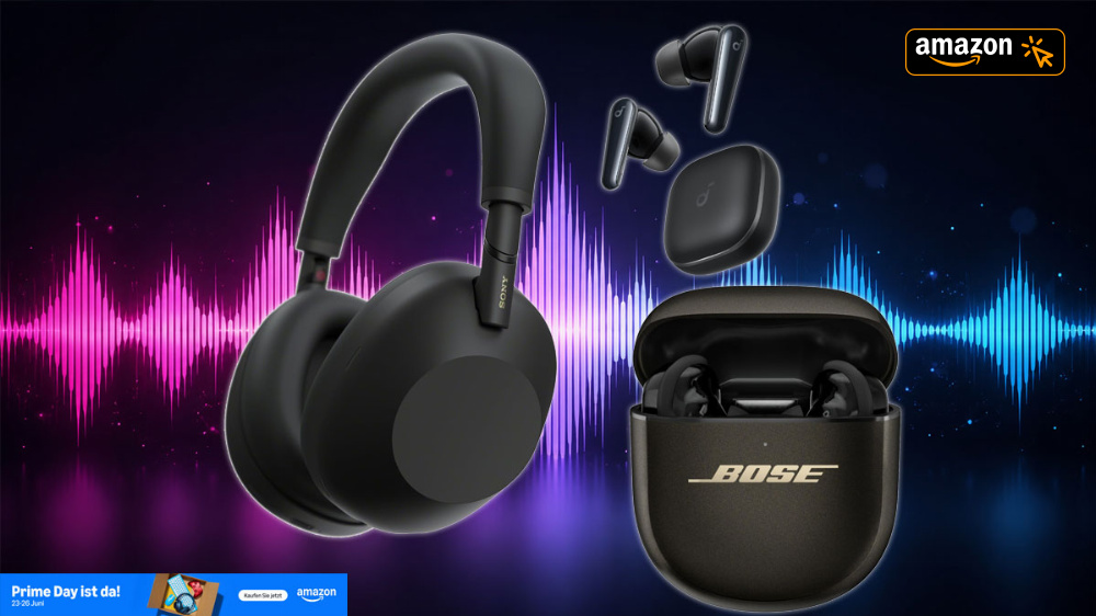 Ausgezeichnete ANC-Kopfhörer am Prime Day zu Bestpreisen | Sony WH-1000XM6, Bose und Anker Soundcore