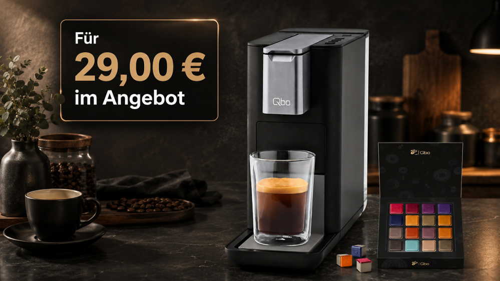 Kaffee-Deal für Sparfüchse: Tchibo Qbo Essential kostet weniger als viele Kilo Bohnenkaffee