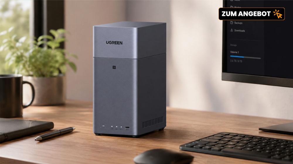 Zum Jahresbestpreis | Ugreen-NAS-Bestseller bei MediaMarkt