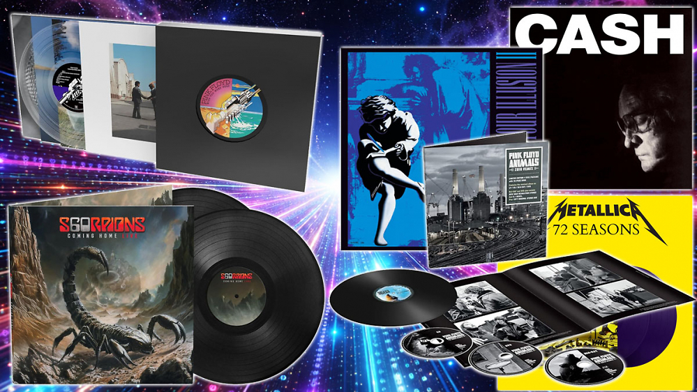 Amazon reduziert Vinyl unter 90-Tage-Schnitt: Scorpions, Pink Floyd Deluxe, Johnny Cash, Metallica und mehr