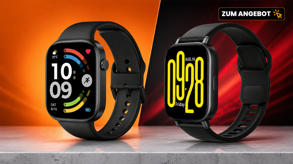 Ab 25 Euro | Amazon vs. MediaMarkt im Duell bei Xiaomi-Smartwatches
