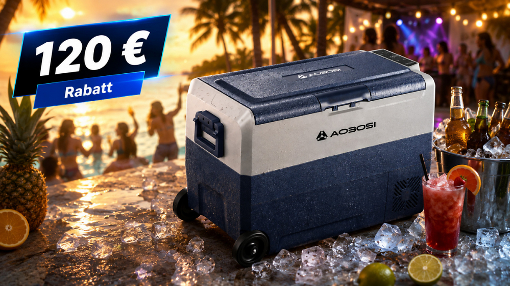Kühlbox-Deal mit Ansage: Amazon senkt 50-Liter-Kompressormodell um 120 € befristet