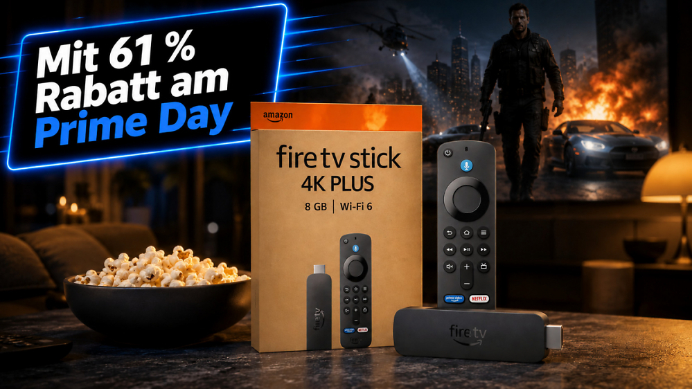 Streaming zum Spitzenpreis: Fire TV Stick 4K Plus kracht auf 26,99 € am Amazon Prime Day 2026