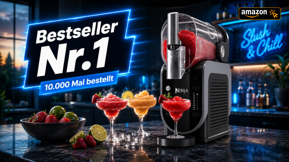 Amazon-Käufer drehen durch: Ninja SLUSHi Eismaschine über 10.000 Mal bestellt - jetzt zum Bestpreis sichern