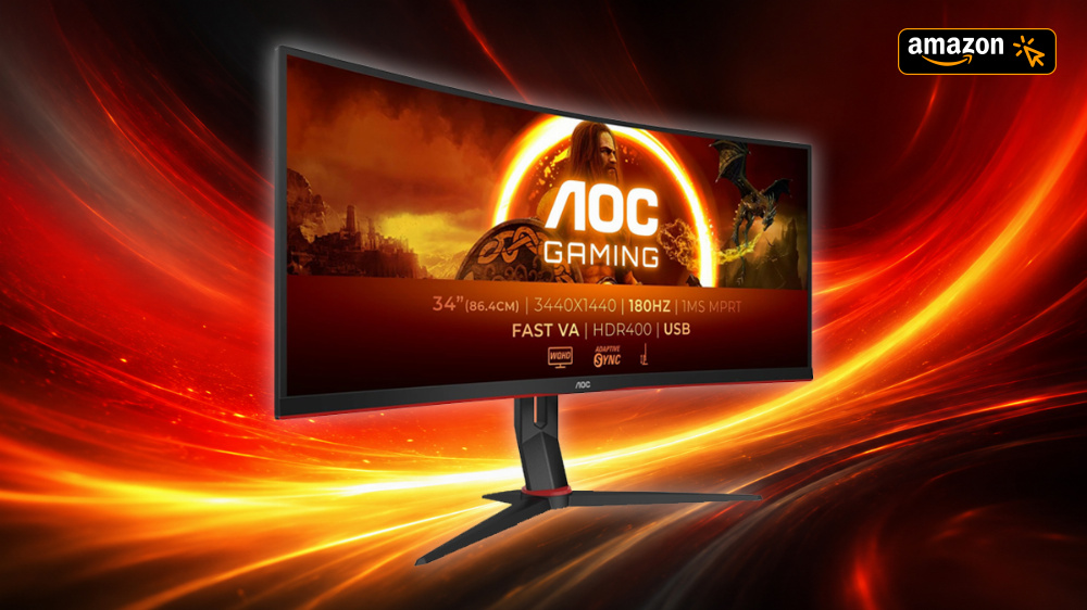 Gaming-Monitor mit 180 Hz und UWQHD im Angebot: Amazon senkt den Preis deutlich