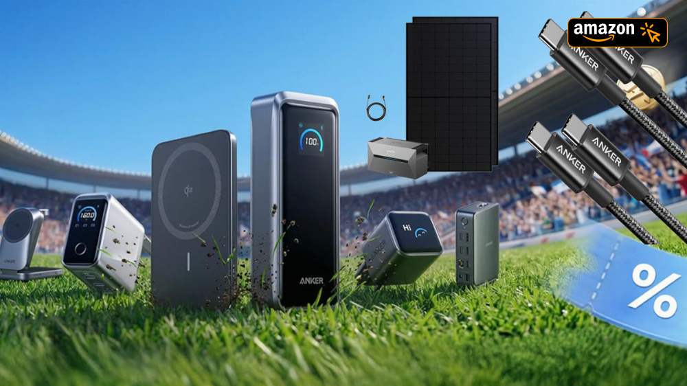 Bis Sonntag: Anker-Deals bei Amazon - USB-Ladegeräte, Powerbanks und Balkonkraftwerk-Speicher