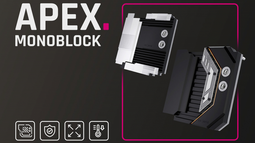 Alphacool Apex: Neue AM5-Monoblöcke mit Spezialdesign für X870(E)-Mainboards