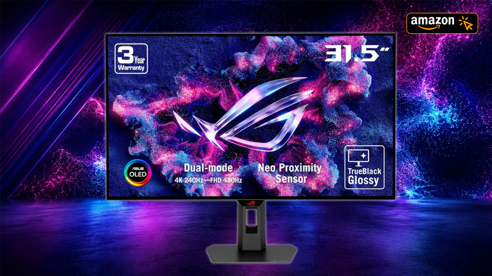 Keiner ist günstiger als Amazon - UHD-OLED-Monitor von Asus mit bis zu 480 Hz