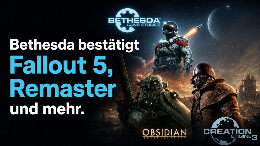 Bethesda-Bombe: Fallout 5, The Elder Scrolls 6, Remaster für Fallout 3/New Vegas und Starfield