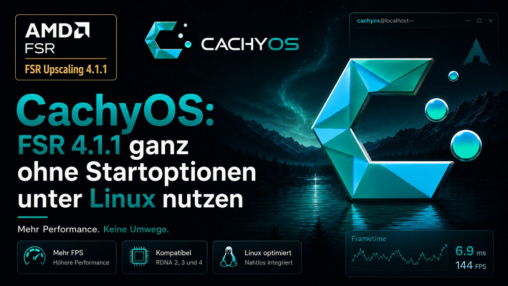 CachyOS: FSR 4.1.1 ohne ganz Startoption unter Linux nutzen