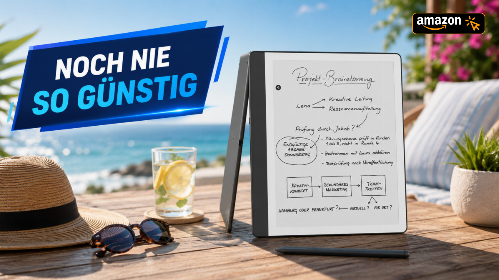 Kindle Scribe zum Rekordpreis: Lesen, schreiben und PDFs markieren in einem Gerät