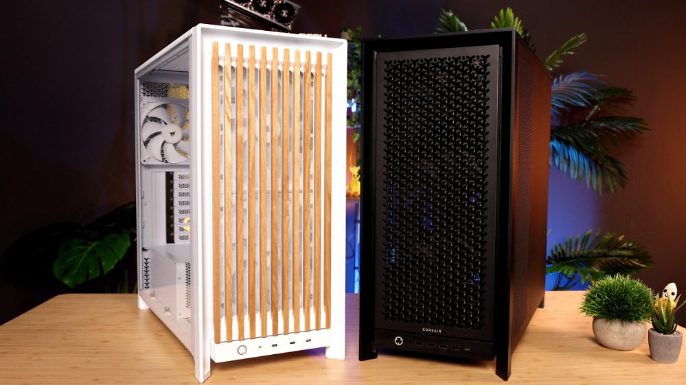 Corsair Frame 5000D Wood im Vergleich: Gehäuse mit großen Lüftern statt RGB