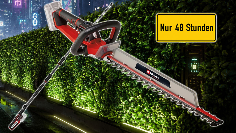 Bei Amazon nie billiger: 18V Heckenschere von Einhell Professional im 48 Stunden Sale