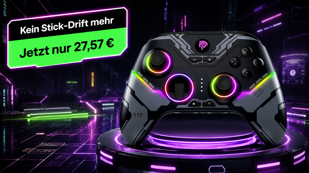 Stickdrift war gestern? Bestseller-PC-Controller mit Hall-Effekt-Sticks kostet bei Amazon nur 27,57 €