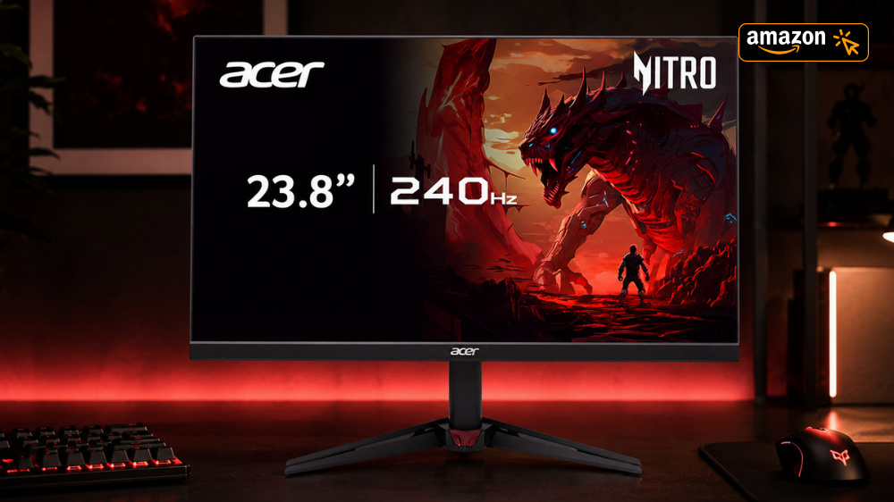 Eine der ganz wenigen 240-Hertz-Monitore bis 100 Euro: Acer Nitro zum Amazon-Aktionspreis