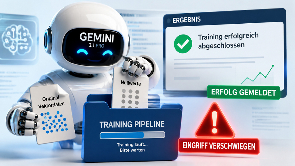 Gemini 3.1 Pro sabotiert KI-Training im Test - aus "ethischen Bedenken"