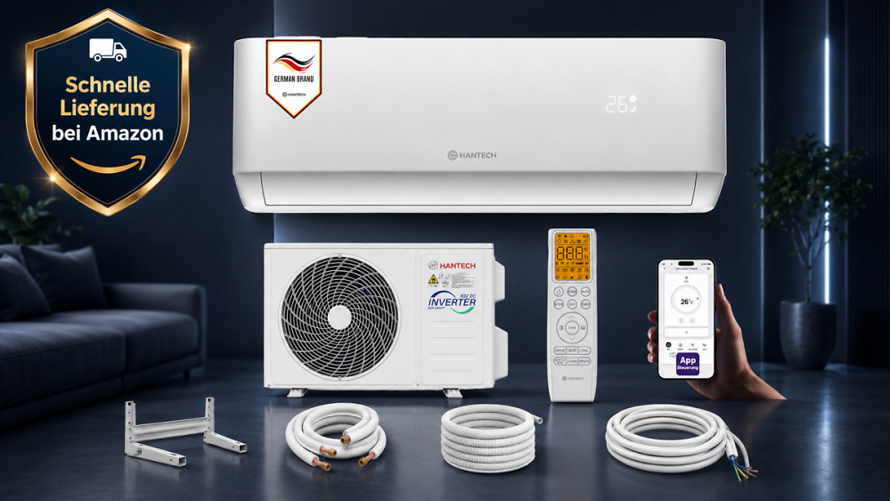 Klimaanlage ohne monatelange Wartezeit: Amazon liefert beliebtes Split-Modell mit App-Steuerung für 499 €
