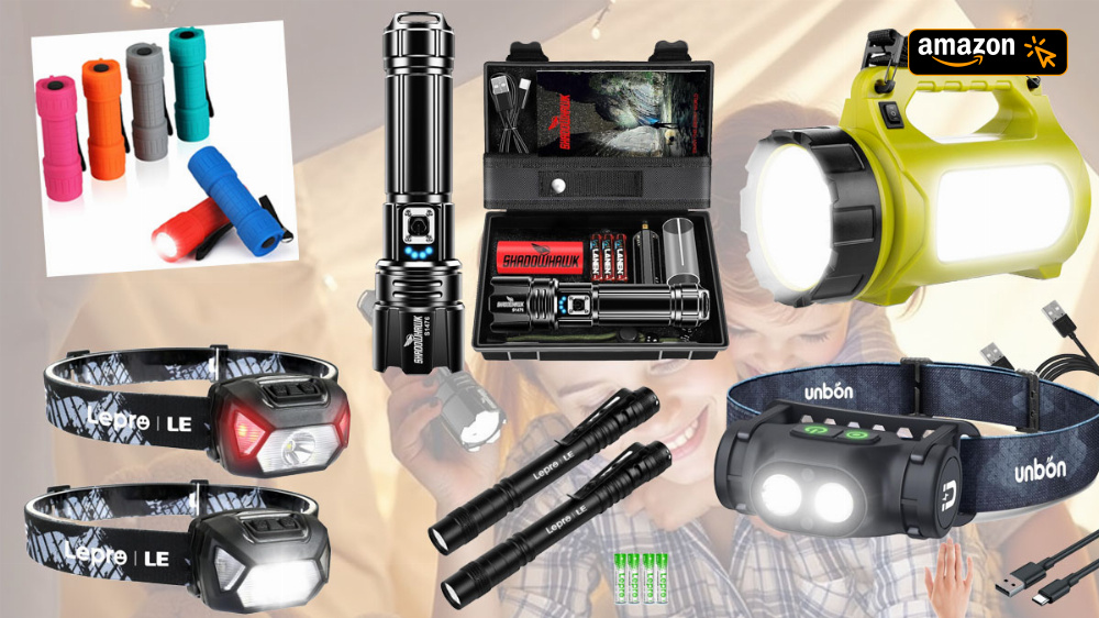 Amazon leert Lager: LED-Taschenlampen und Stirnlampen ab 1,17€ - bei Stromausfall nicht im Dunkeln stehen