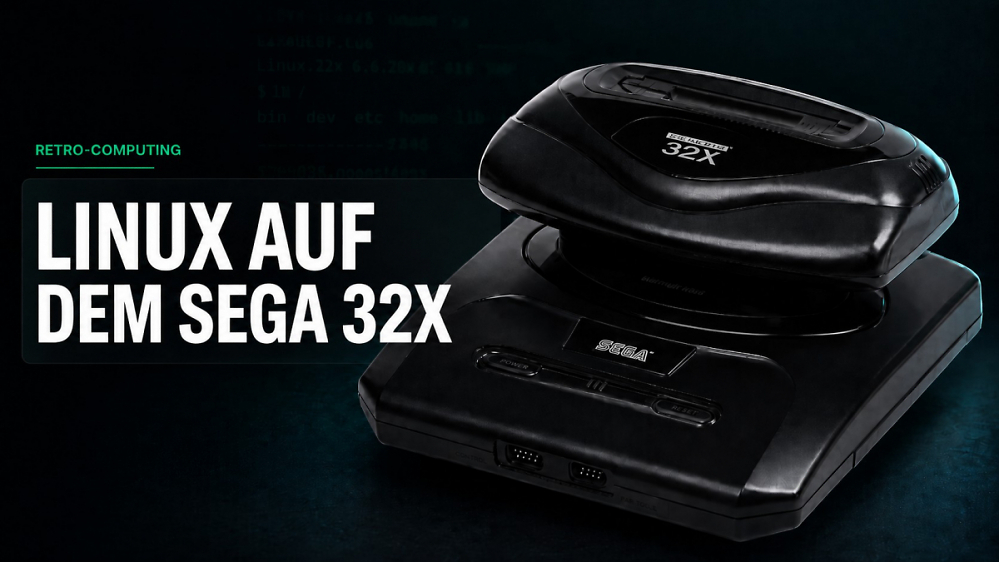 Linux auf Sega 32X: RISC-CPUs mit 23 MHz reichen zum Booten