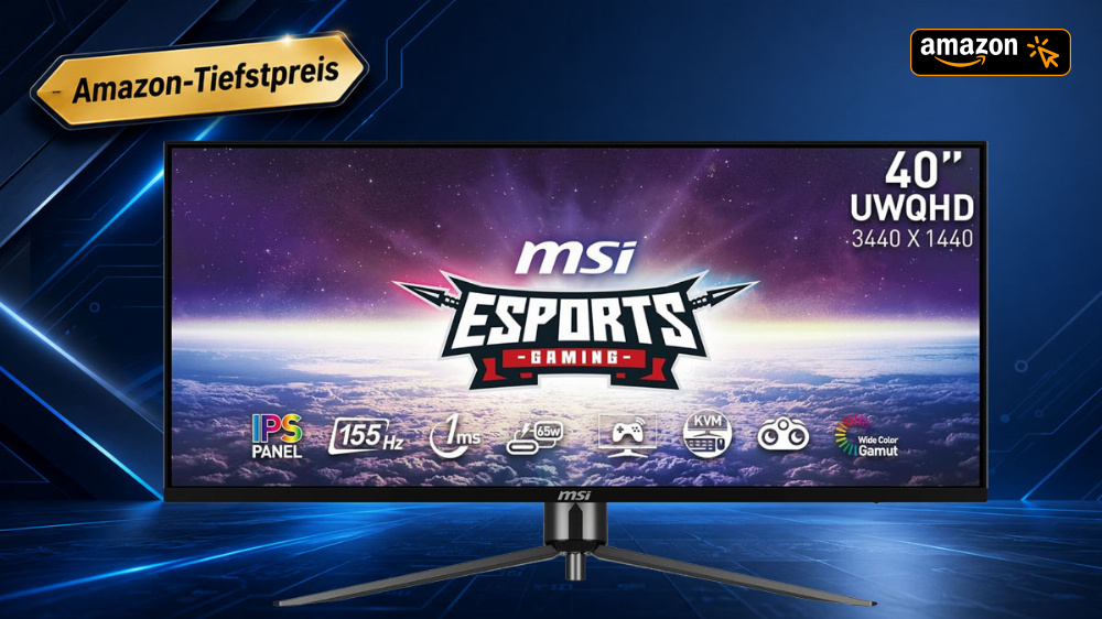 40-Zoll-Ultrawide-Monitor nur 349,99€: MSI MAG401QR bei Amazon zum Bestpreis