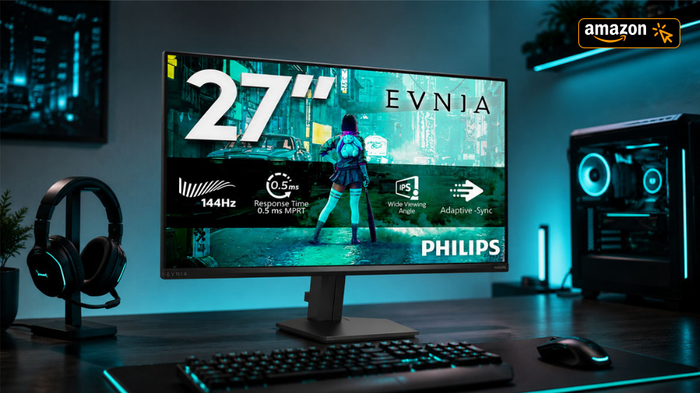 27-Zoll-Gaming-Monitor für nur 79 Euro: Philips Evnia mit 144 Hz zum Tiefstpreis 