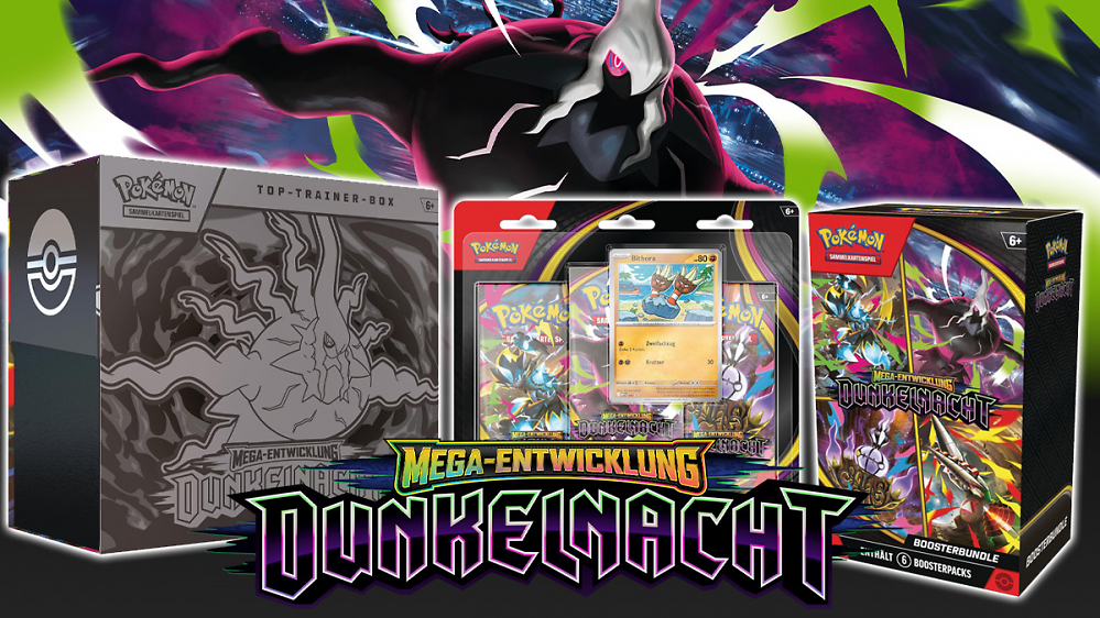 Statt über 100 % Aufschlag: Pokémon Dunkelnacht Booster, Trainer-Boxen und mehr zur UVP bei Amazon